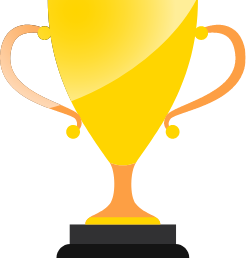 Gold trophy